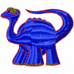 Dinosaur Embroidery Design 7 Dinosaur Embroidery Design 7